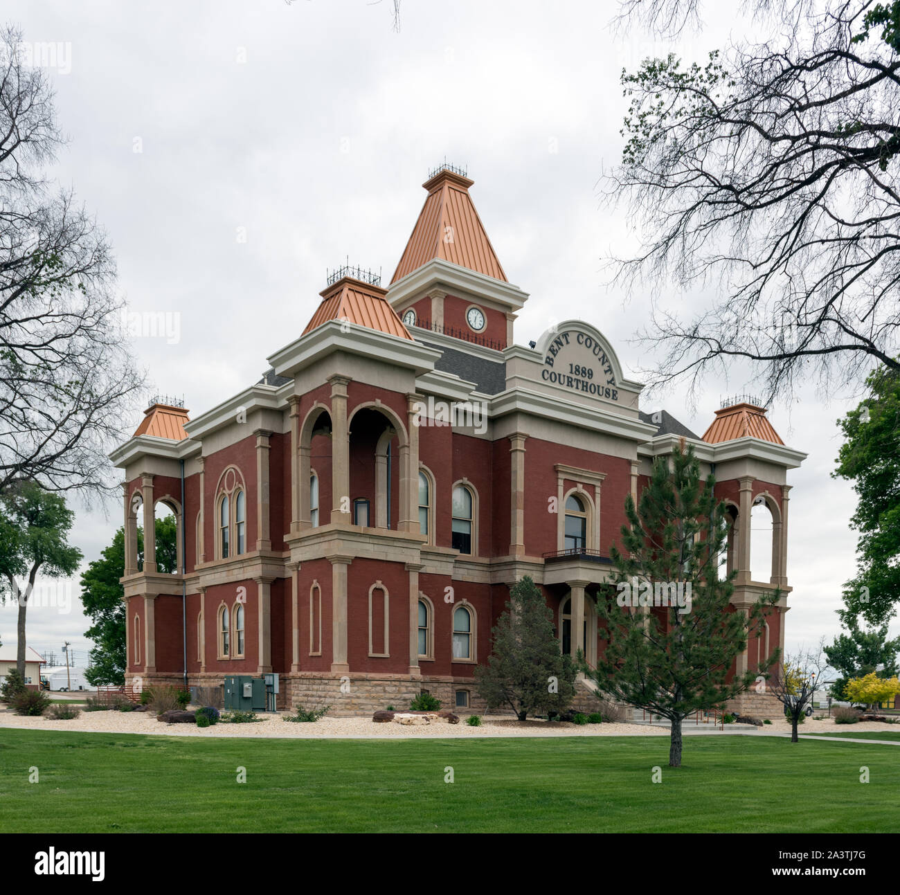 The 1889 Bent County Courthouse in Las Animas, Colorado Stock Photo Alamy
