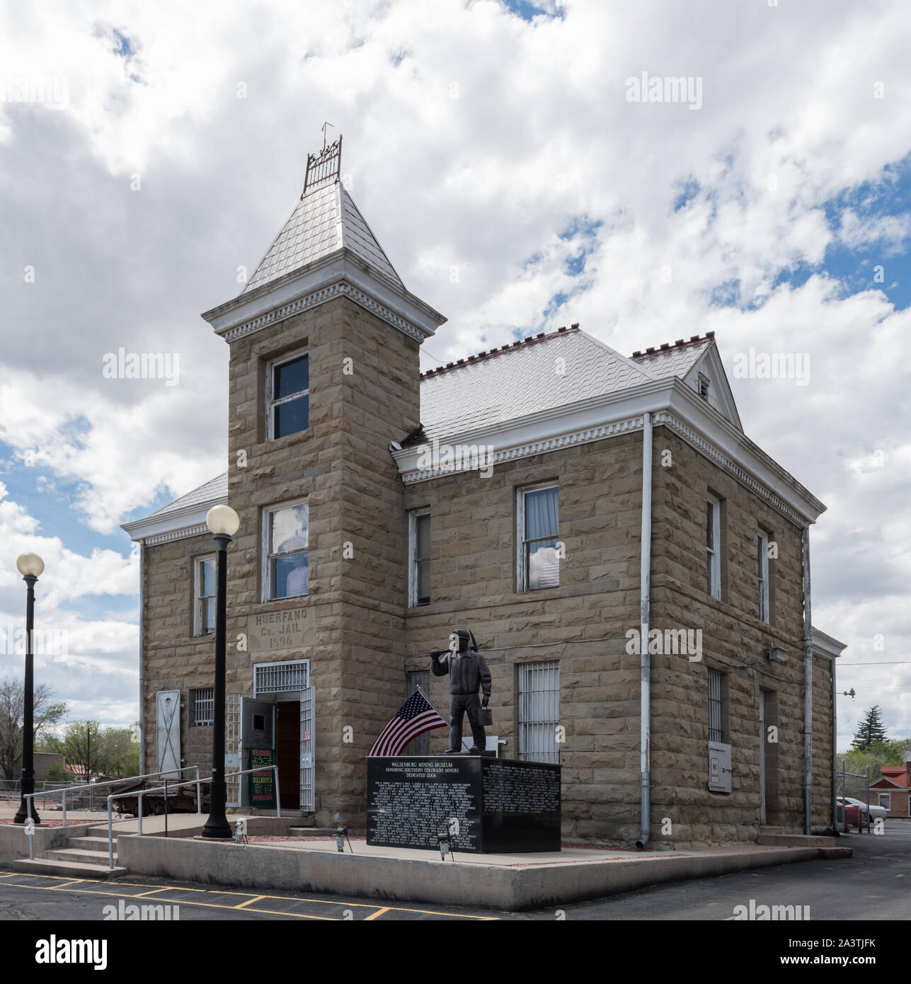 The 1896 city jail in Walsenburg, Colorado, which in 1994 became the