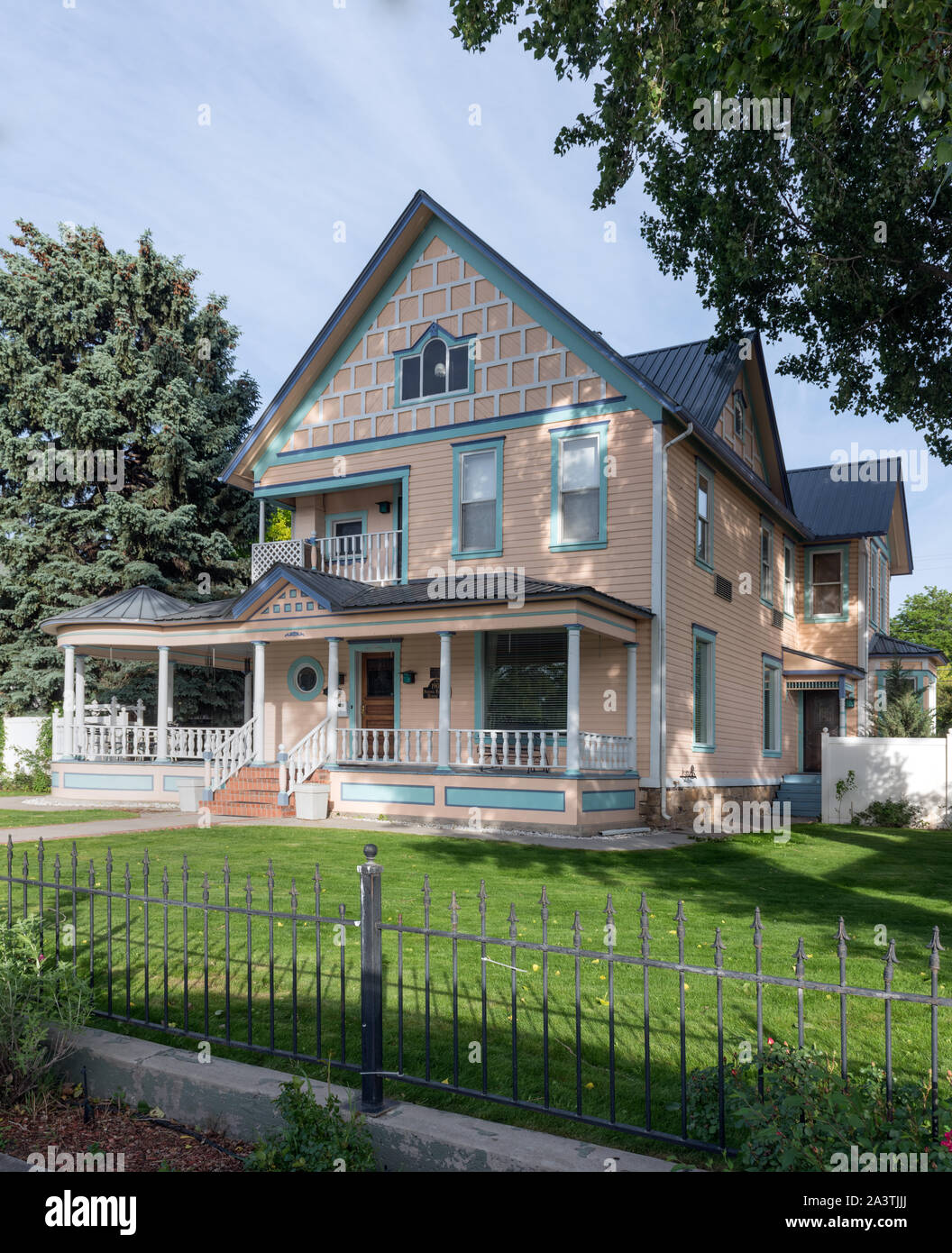 The 1902 Lathrop House in Montrose, Colorado, built for local hardware store owner John V