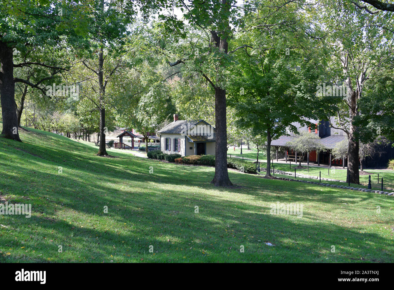 Maker's Mark Distillery. Loretto, KY USA 092819. The gardens and old
