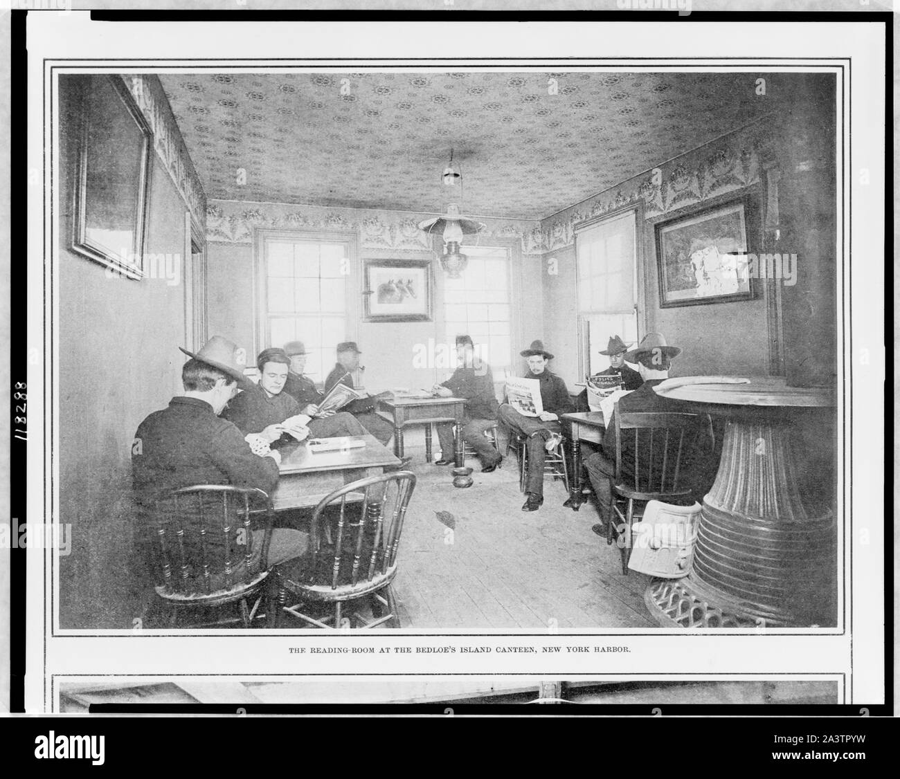 The Army canteen as it really isThe readingroom at the Bedloe's
