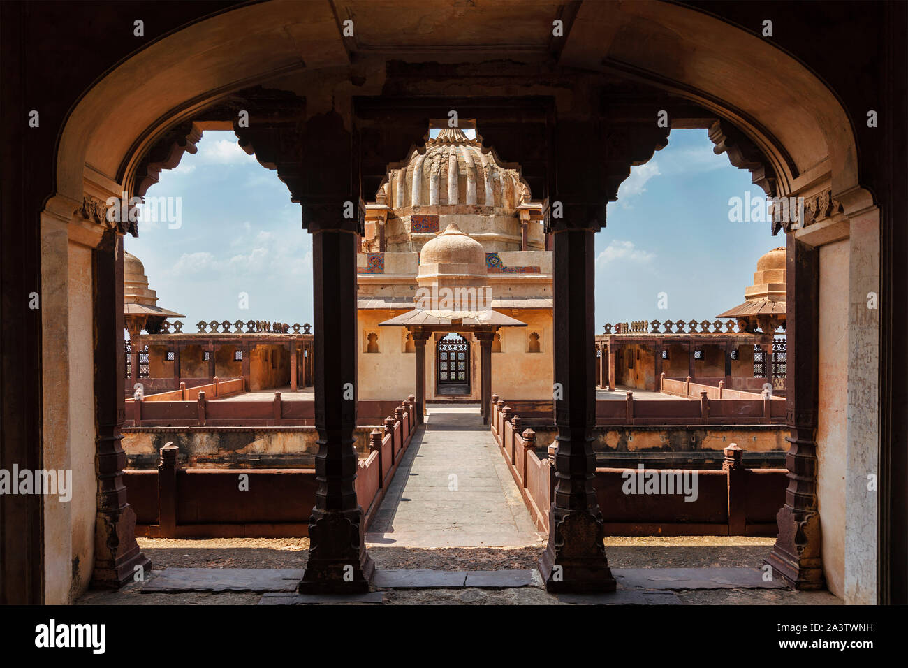 Datia palace in Madhya Pradesh, India Stock Photo