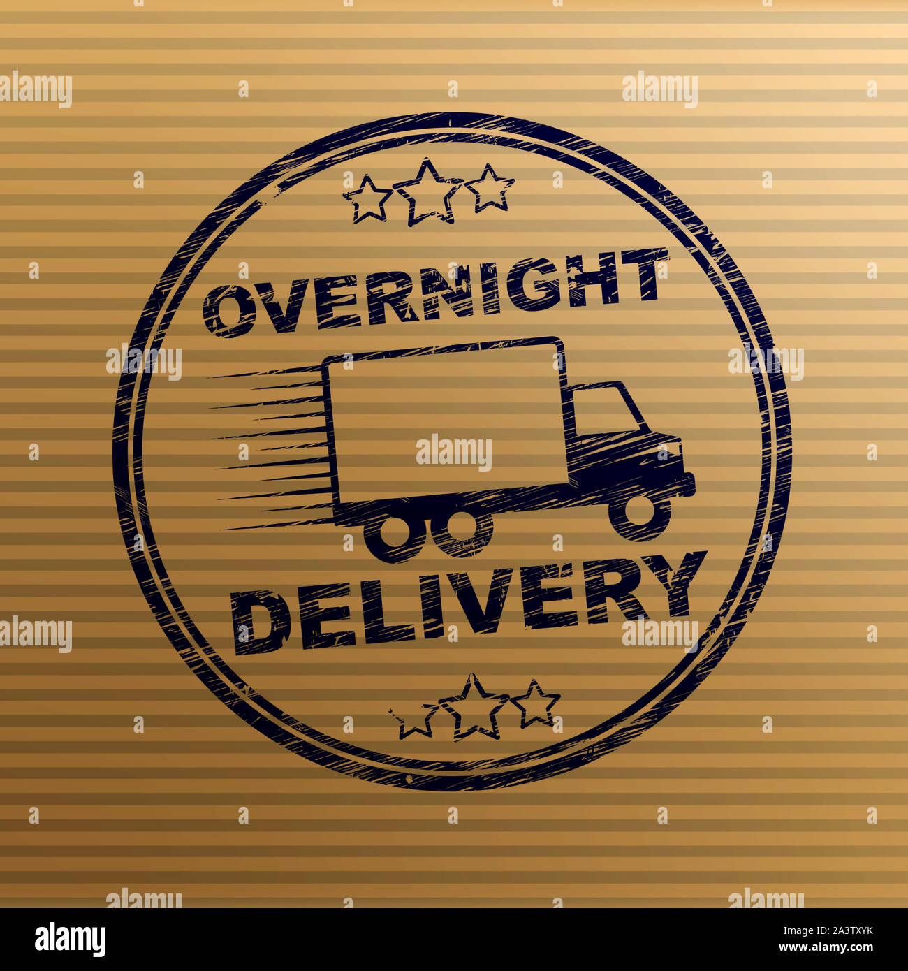 Courier Service Concept Icon Means Shipping Express Mail