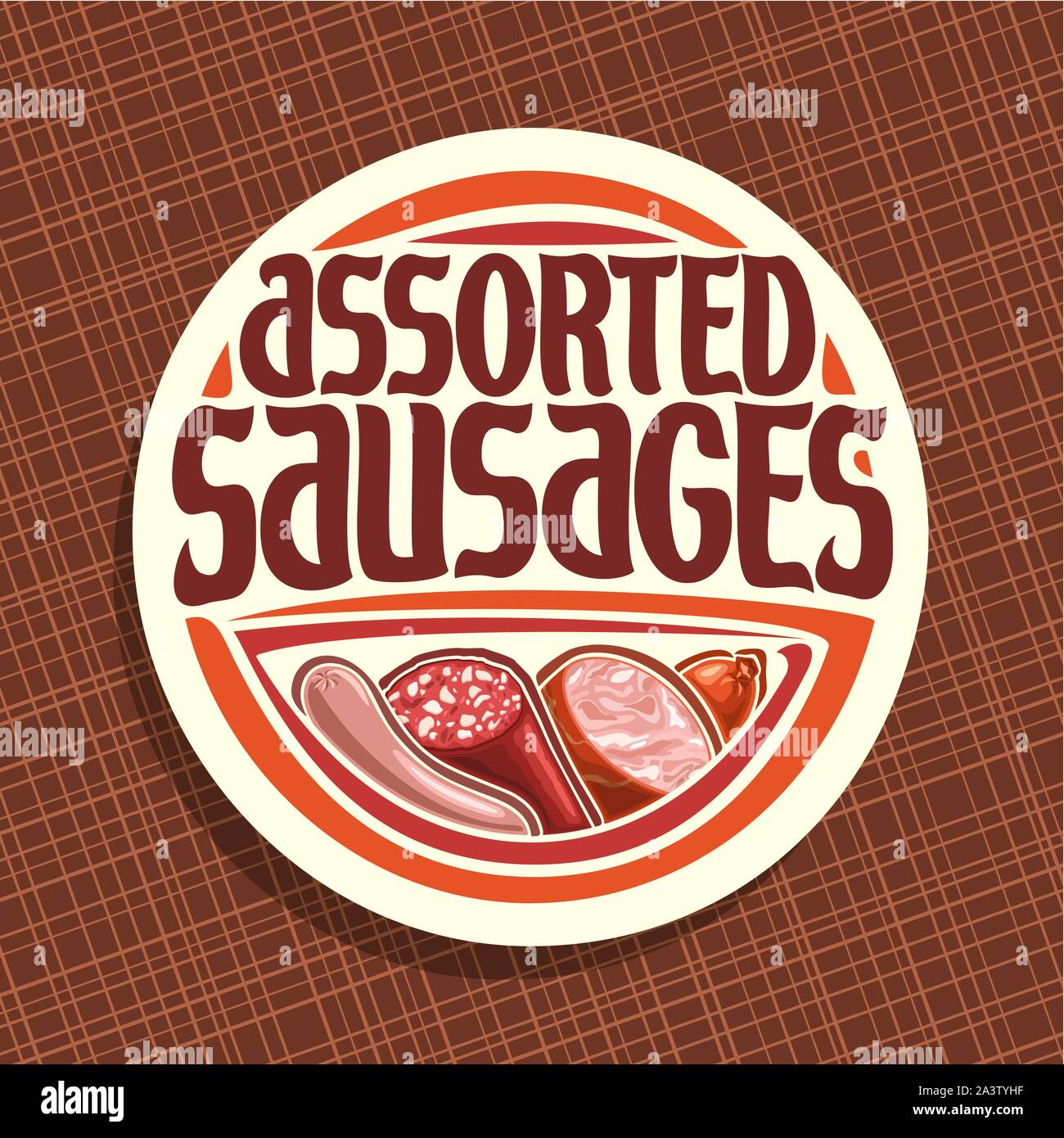 Original german bratwurst Stock Vector Images - Alamy