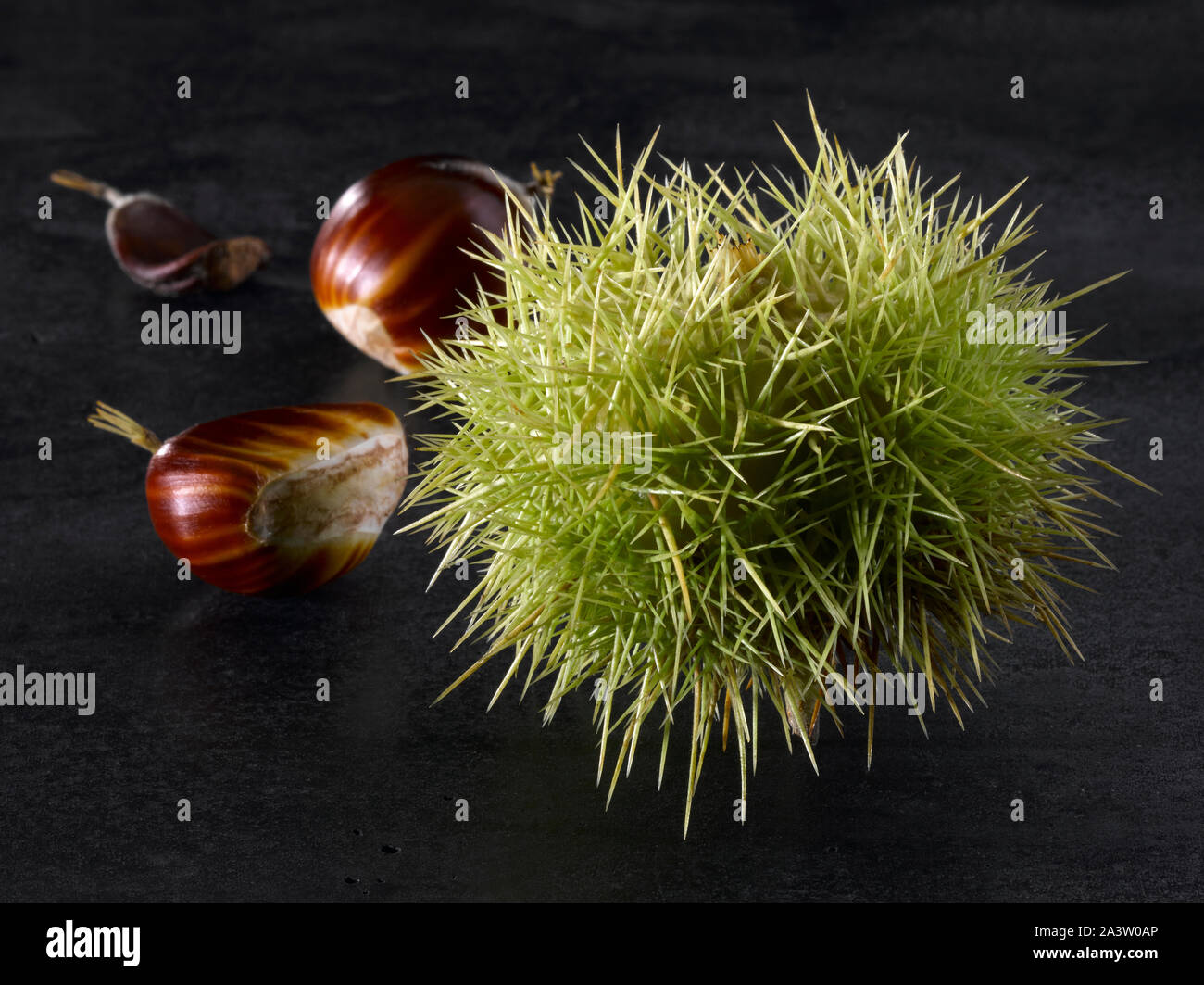 sweet chestnuts Stock Photo