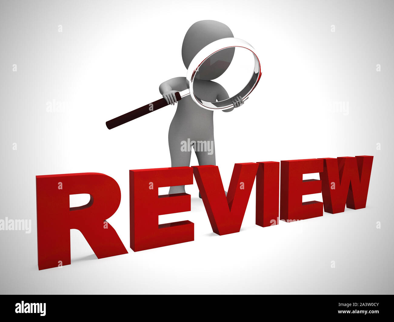 Review concept icon means examining and checking through study. And