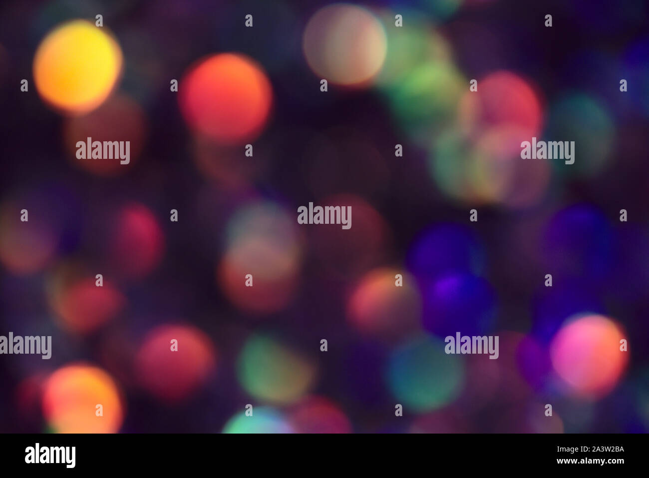Abstract blue bokeh lights hi-res stock photography and images - Alamy