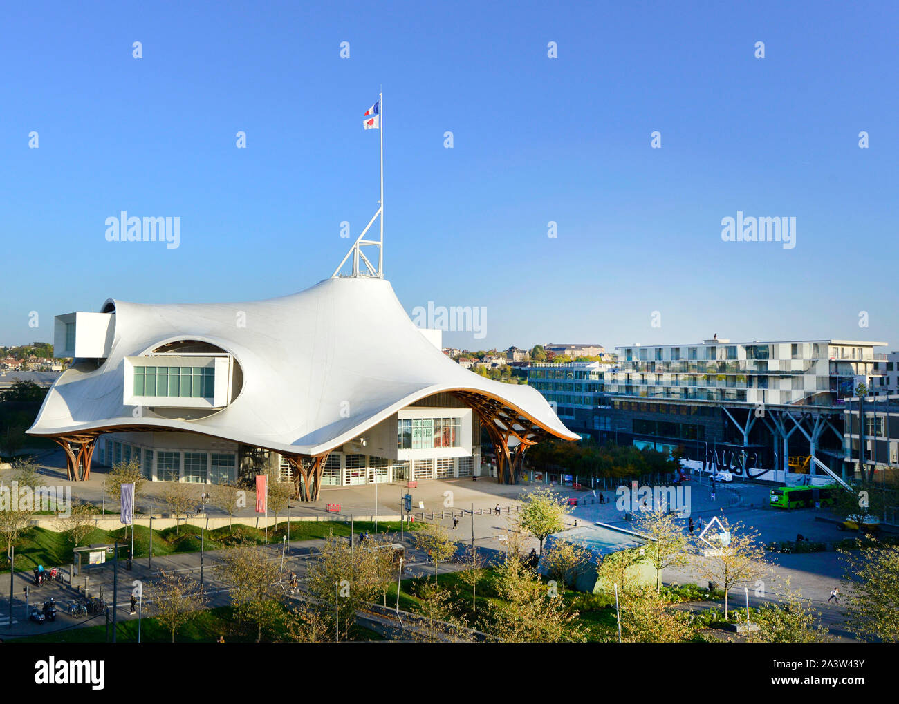 Human Rights Square Metz (south-western France): “parvis des droits de l’homme” (Human ...