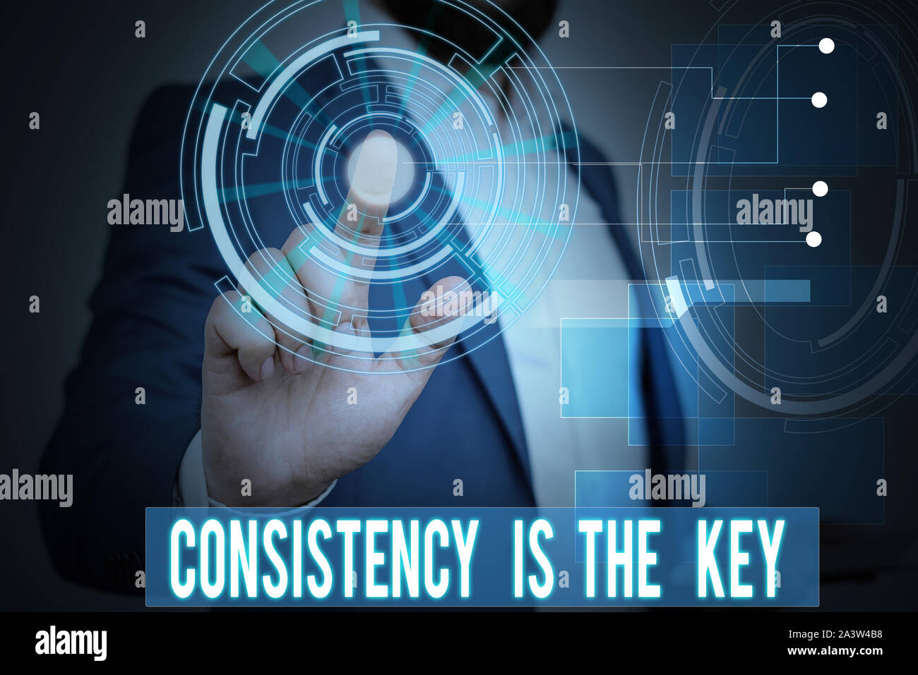 Handwriting text writing Consistency Is The Key. Conceptual photo full ...