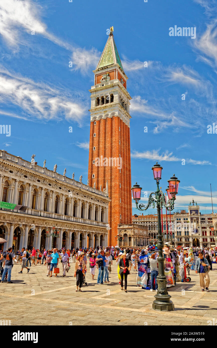 St Marks Square, Venice, Italy. Stock Photo