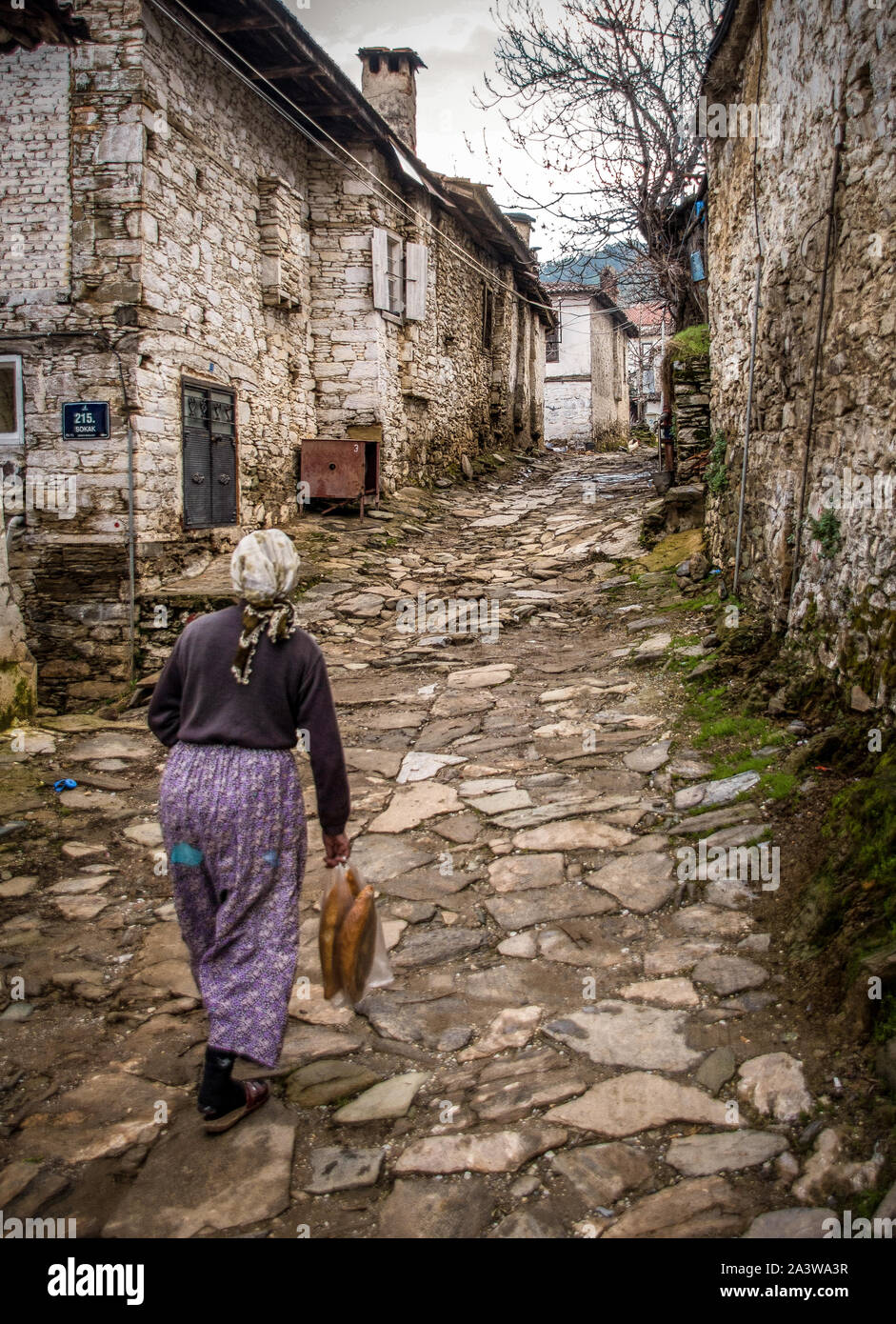 Sirince, Turkish village Stock Photo