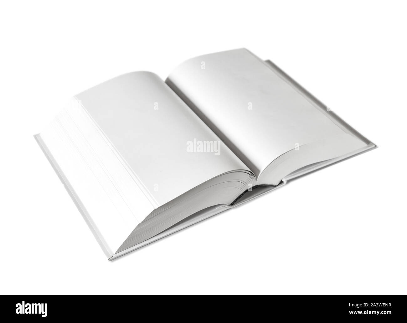 open-blank-dictionary-book-mockup-isolated-on-white-stock-photo-alamy