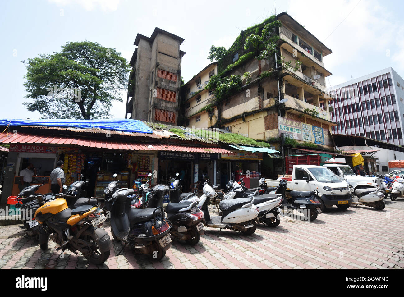 Municipal Market area. Panjim, Goa, India Stock Photo Alamy