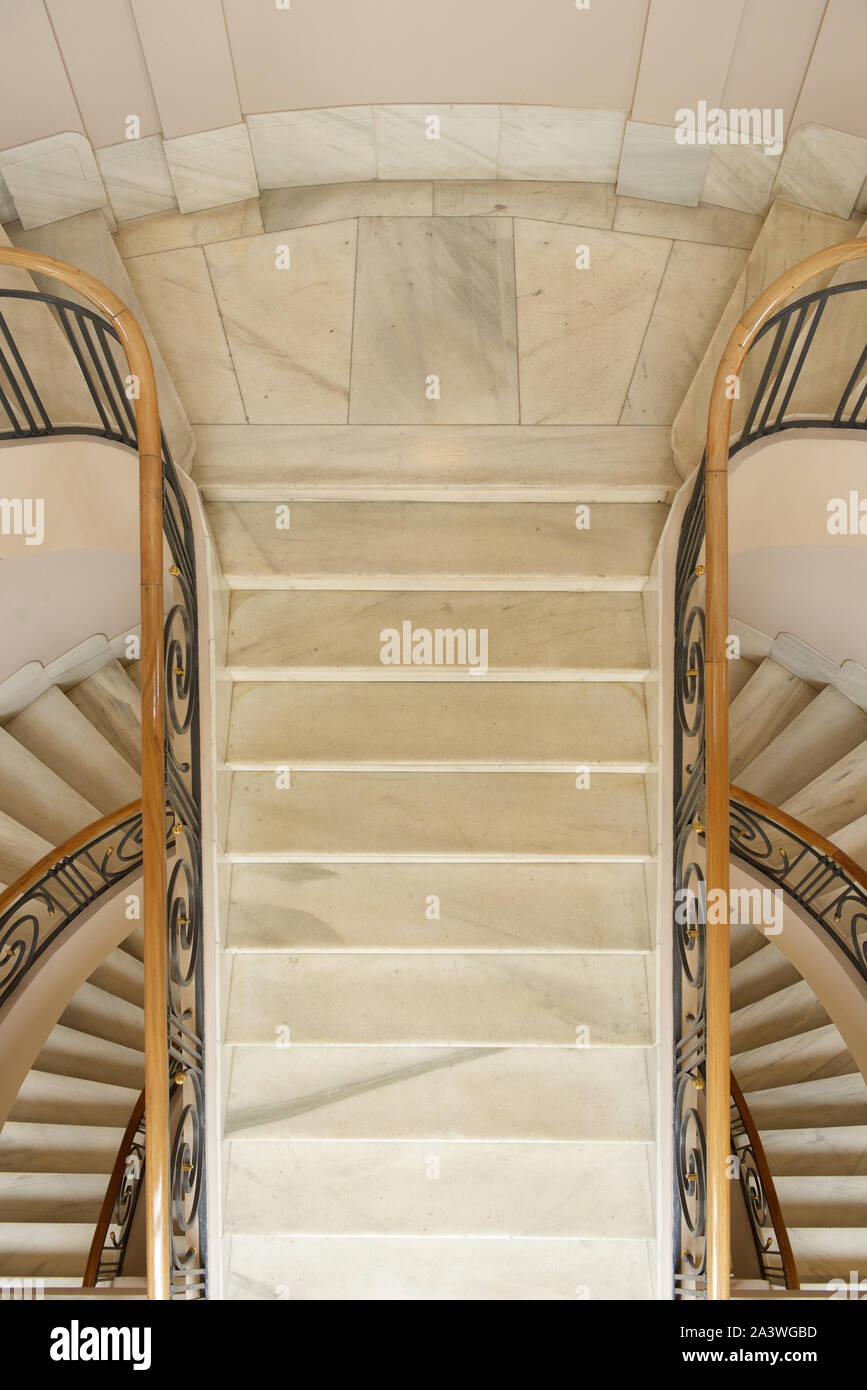 Marble staircase - detail Stock Photo - Alamy