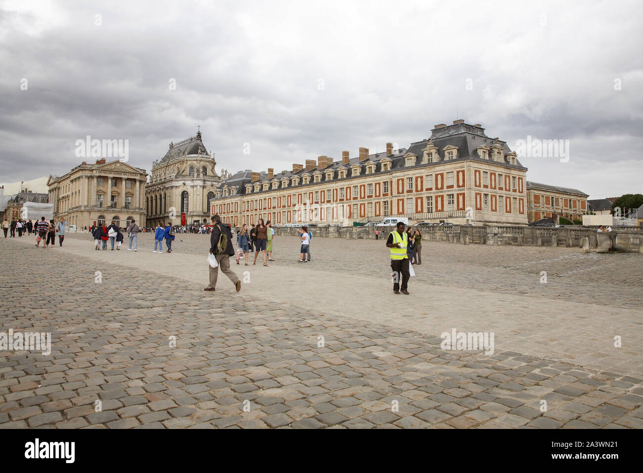 PALACE of VERSAILLE   wih its garden and environment.UNESCO World Heritage site Stock Photo