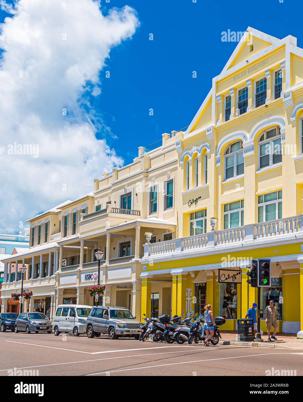 HAMILTON, BERMUDA July 12, 2017 Hamilton, in Bermuda has a blend of