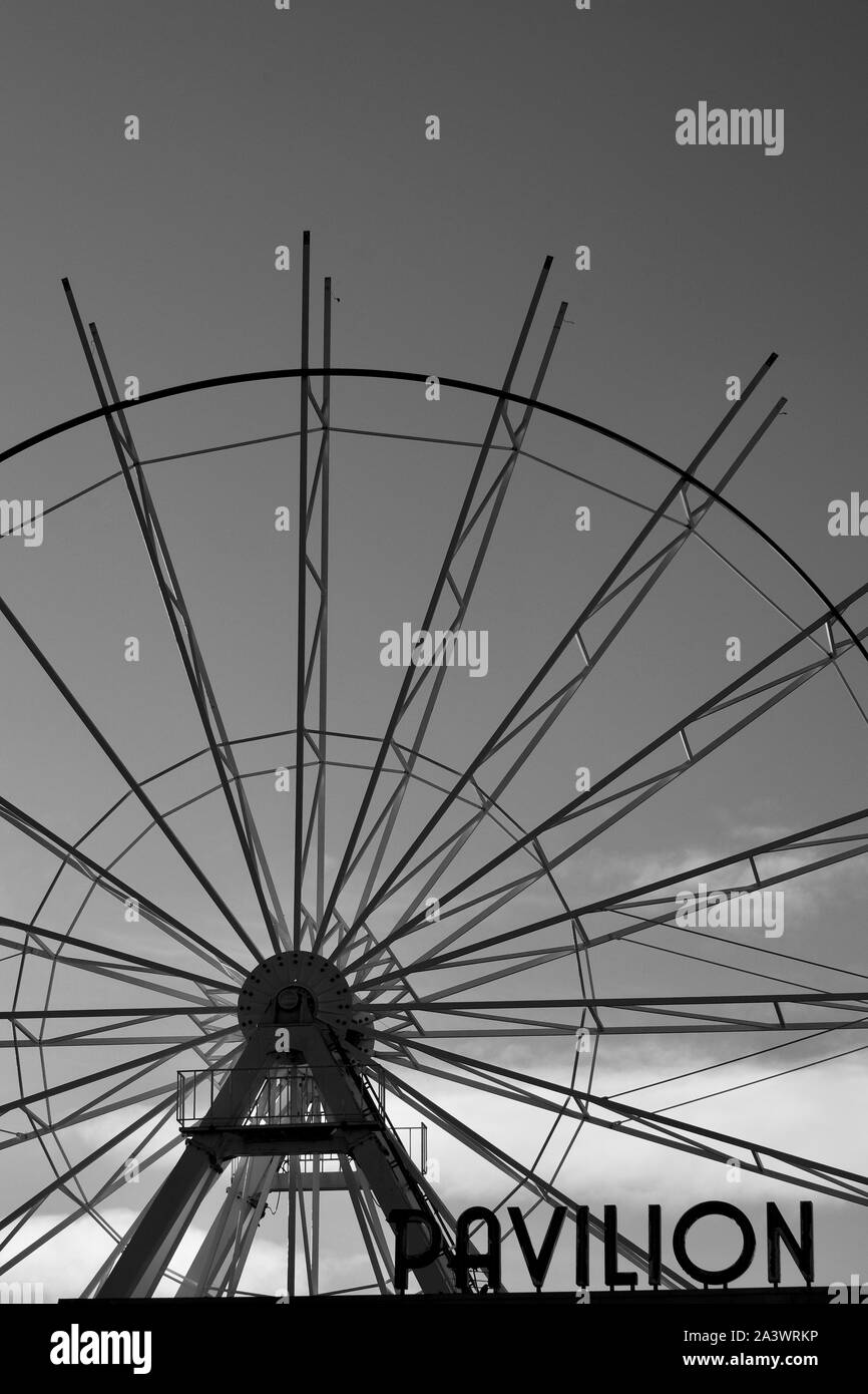 Codona's Grampian Eye Ferris Wheel. Aberdeen, Scotland, UK. Stock Photo