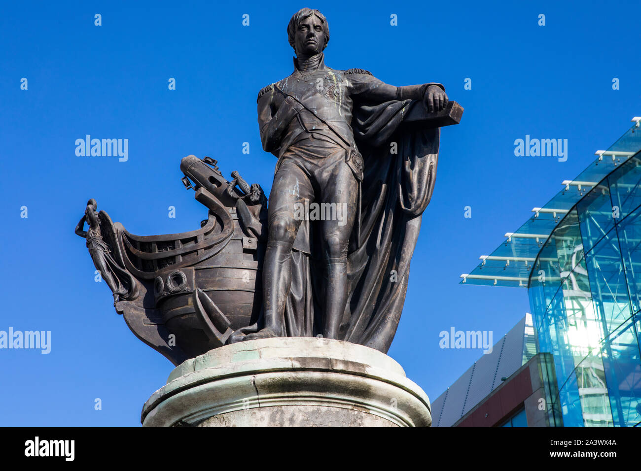 Birmingham, UK September 20th 2019 A beautiful statue of famous