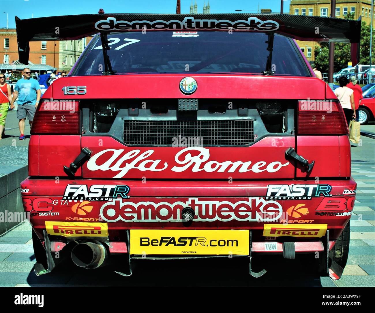 1993 Alfa Romeo 155, time attack build Stock Photo