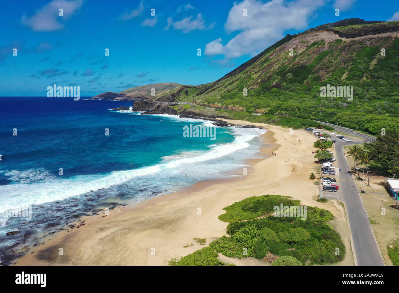 Sandy Beach, Hawaii Kai, Honolulu, Oahu, Hawaii Stock Photo Alamy