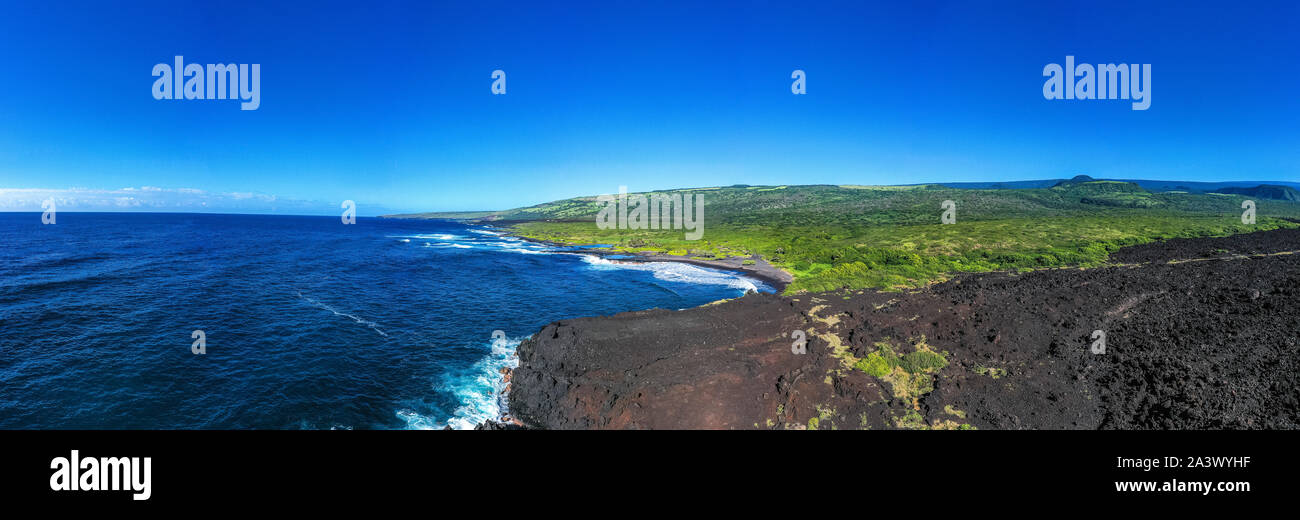 Ke'eku Heiau, Kawa Bay, Kau, The Big Island of Hawaii Stock Photo Alamy