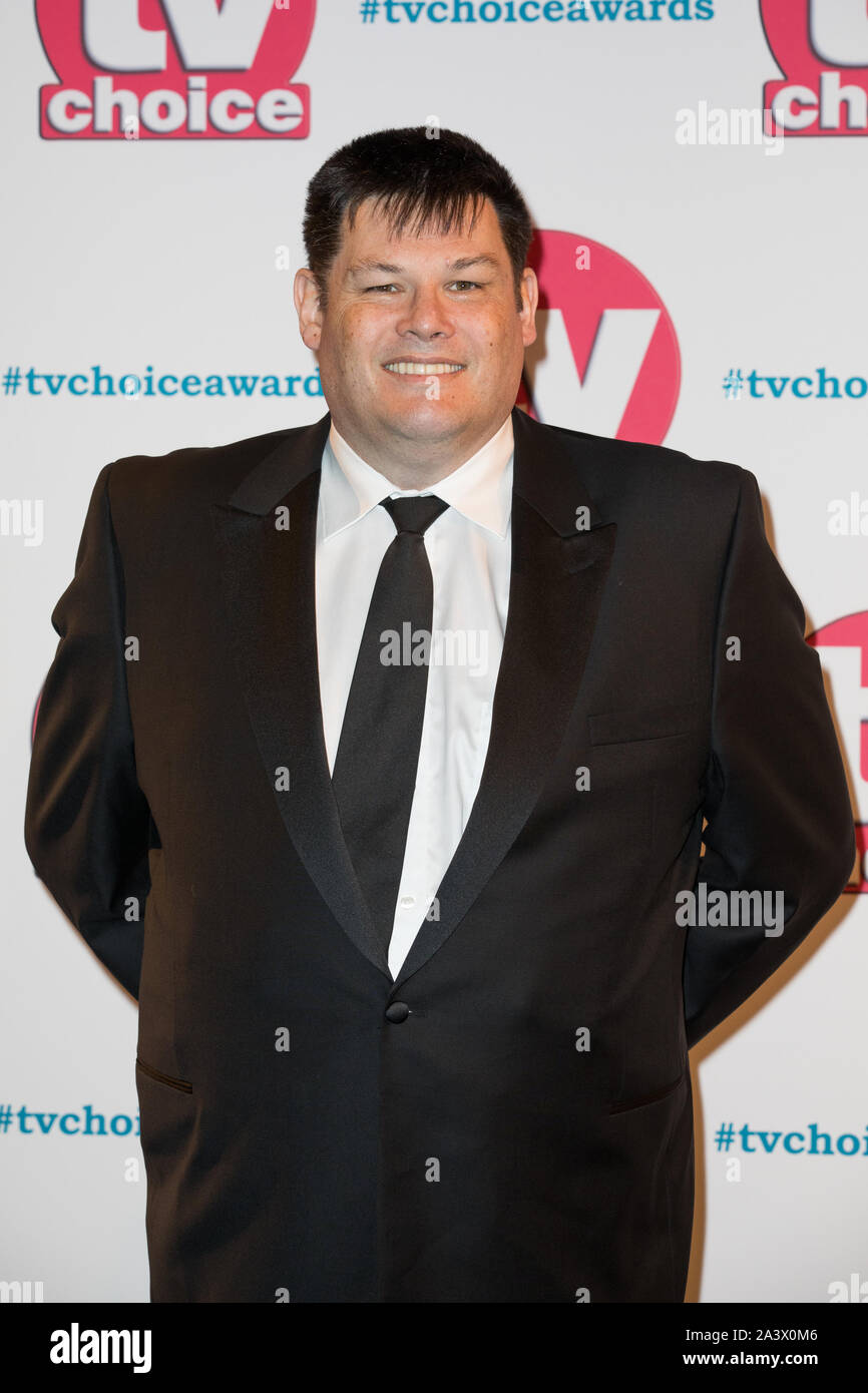 TV Choice Awards red carpet arrivals at London Hilton Featuring: Mark