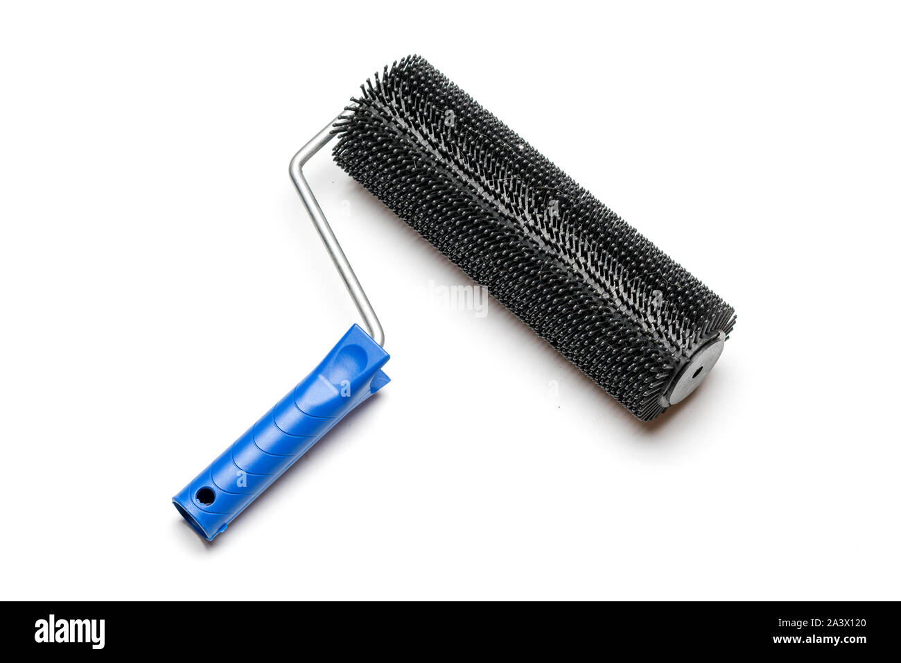 Needle roller for bulk floor on white background. Stock Photo