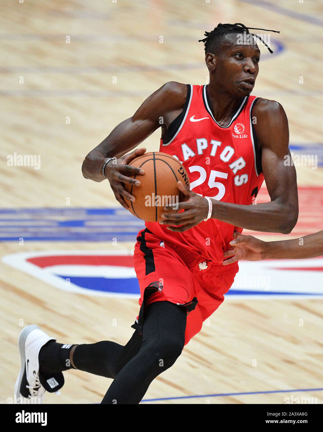 Saitama, Japan. Credit: MATSUO. 10th Oct, 2019. Chris Boucher (Raptors)  Basketball : NBA Japan Games 2019 match between Toronto Raptors - Houston  Rockets at Saitama Super Arena in Saitama, Japan. Credit: MATSUO .