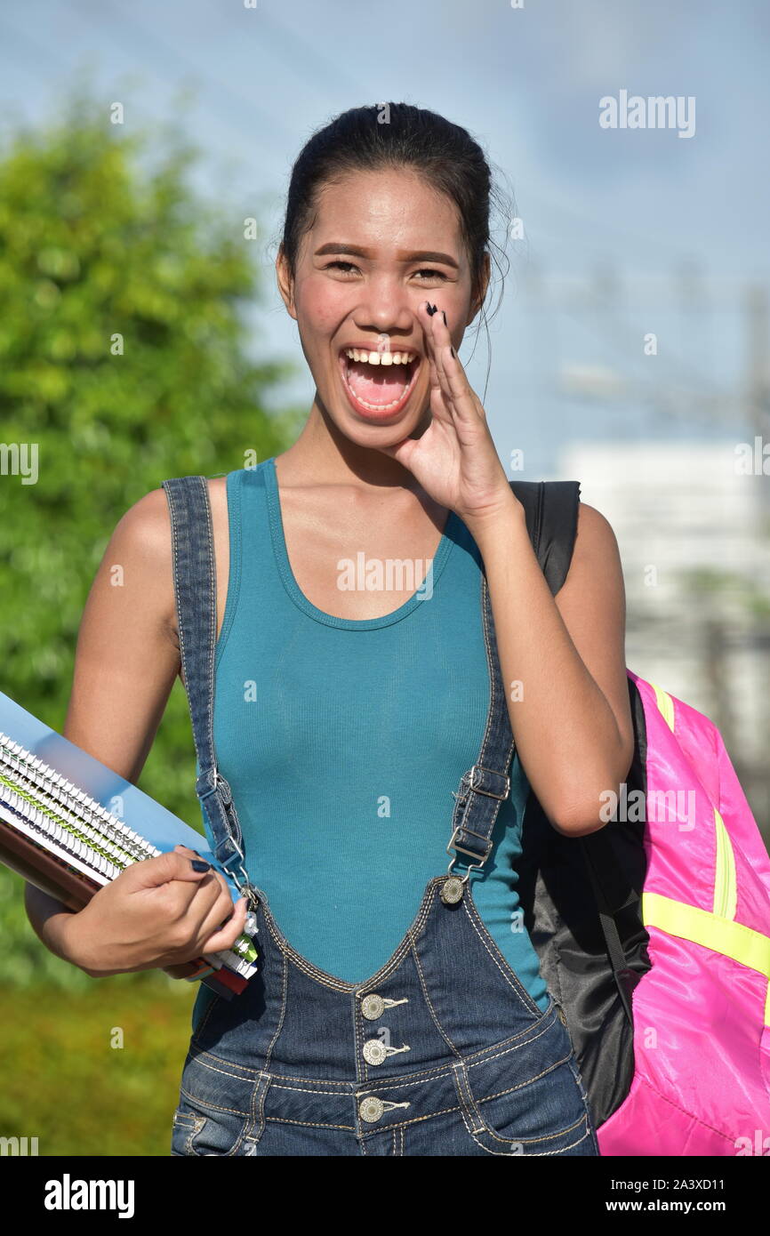 Filipino school girl hi-res stock photography and images - Alamy