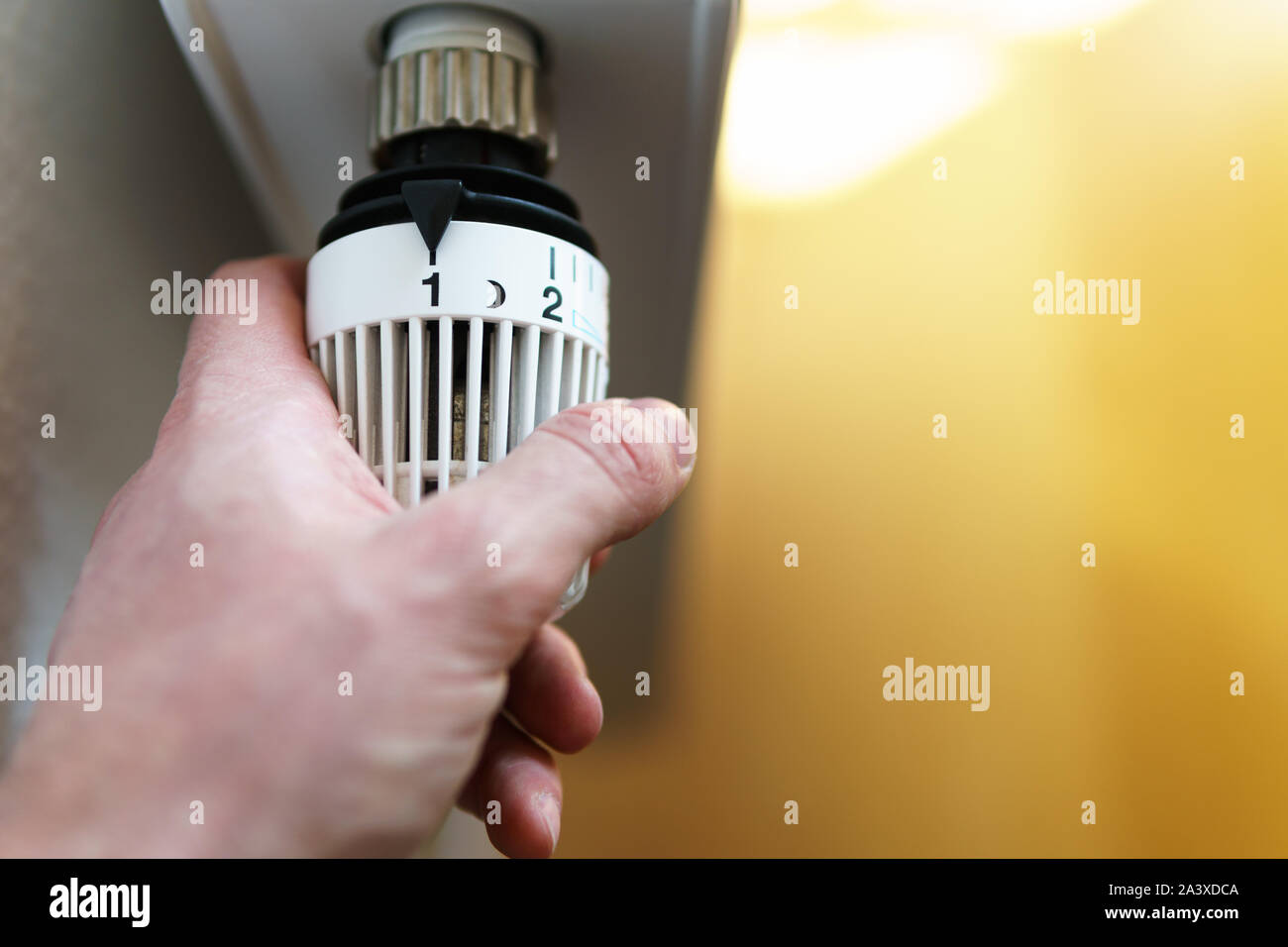 Adjusting temperature hi-res stock photography and images - Alamy