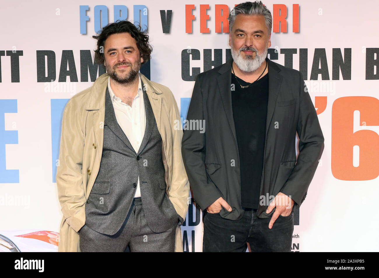 John-Henry Butterworth and Jez Butterworth, Le Mans 66 Premiere, BFI London Film Festival, Leicester Square, London, UK, 10 October 2019, Photo by Ric Stock Photo