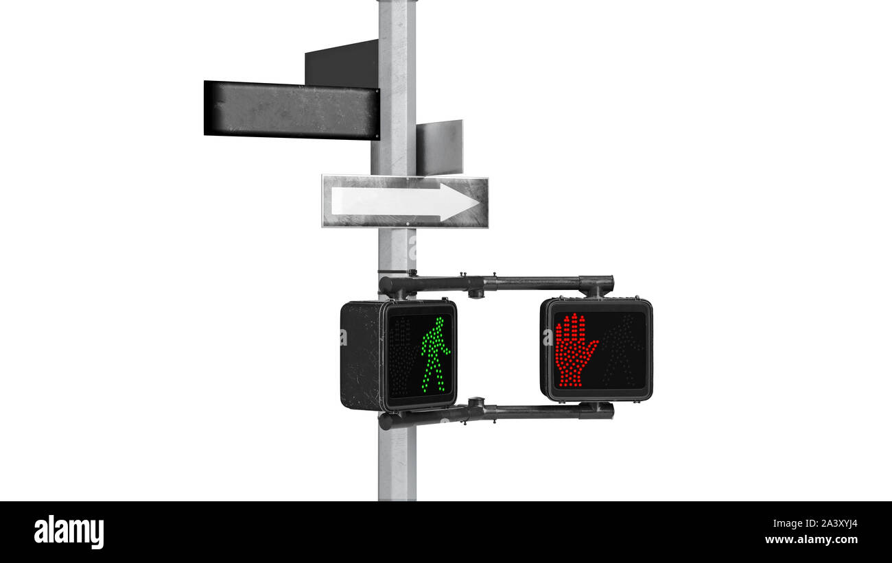 Traffic light yellow sign stoplight. 3D rendering Stock Photo Alamy