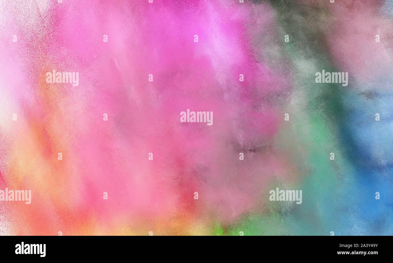 abstract painted background with rosy brown, pale violet red and blue ...