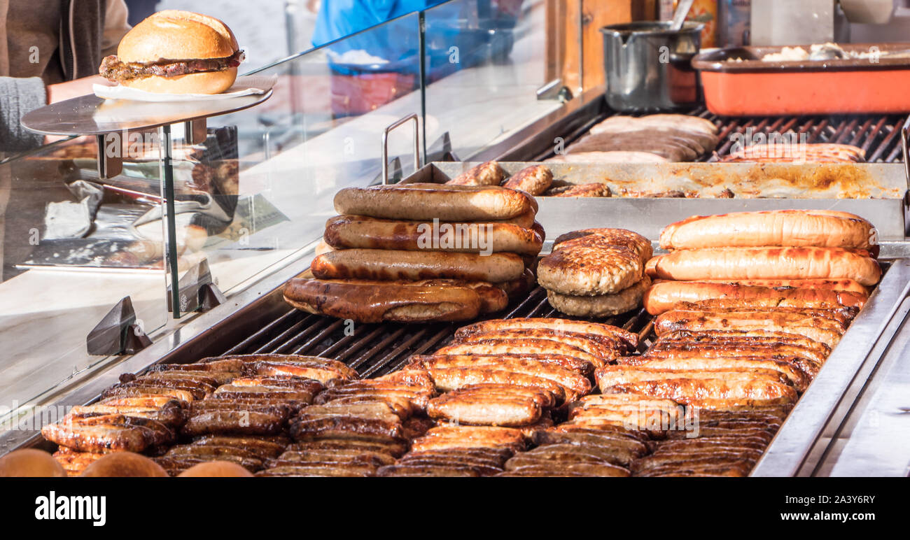the barbecue season starts Stock Photo Alamy