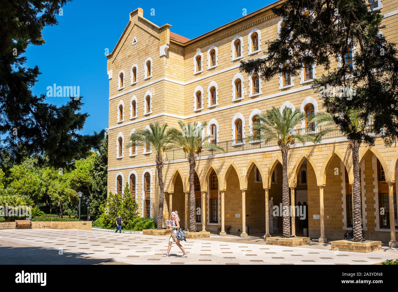AUB American University Beirut Beirut Lebanon Stock Photo Alamy