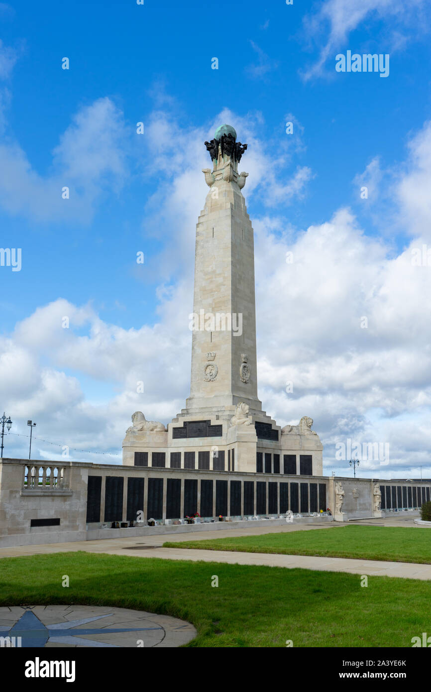 The Naval war memorial in Southsea, Portsmouth UK Stock Photo