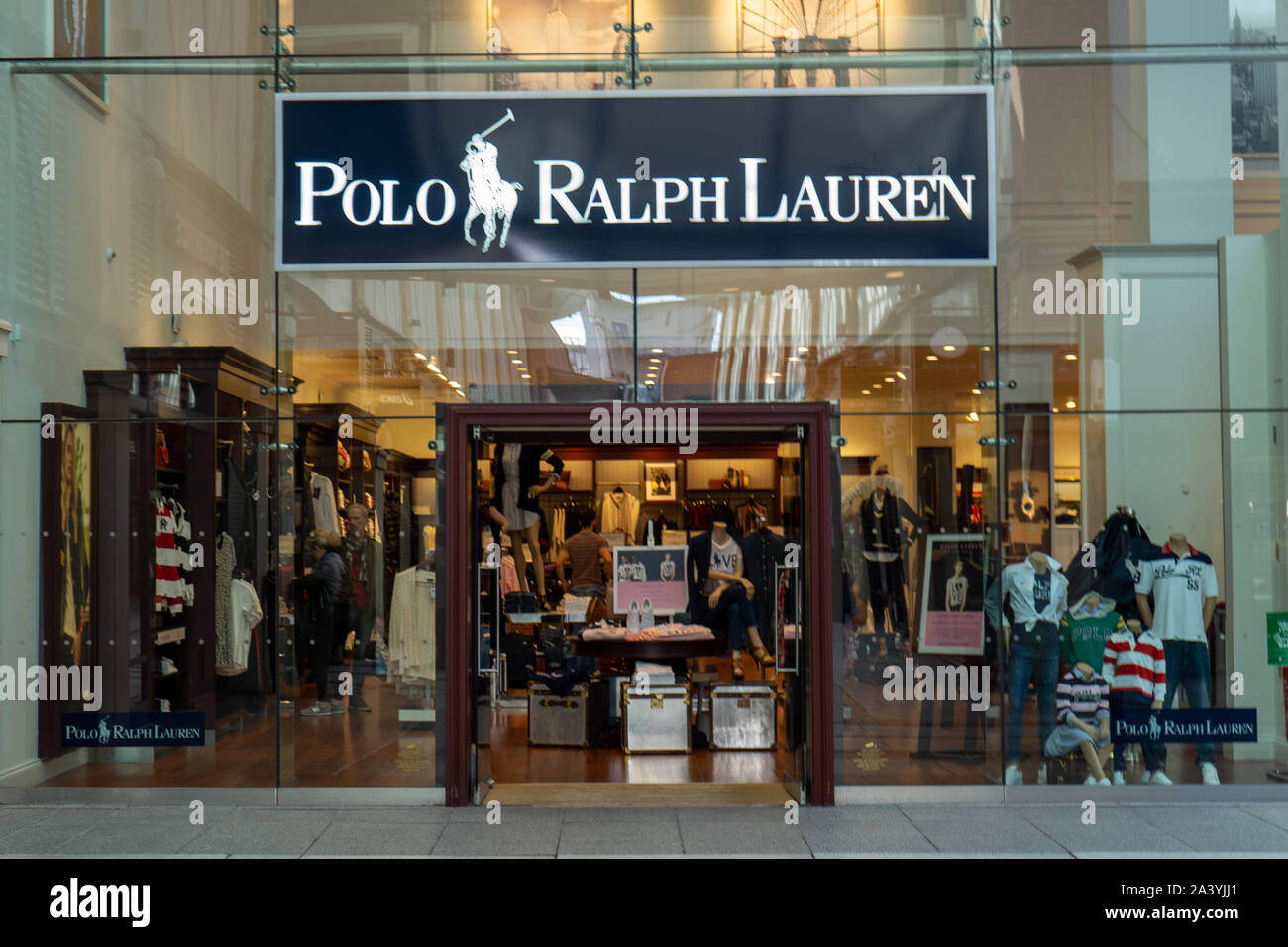 The exterior of a Ralph Lauren store or shop Stock Photo - Alamy