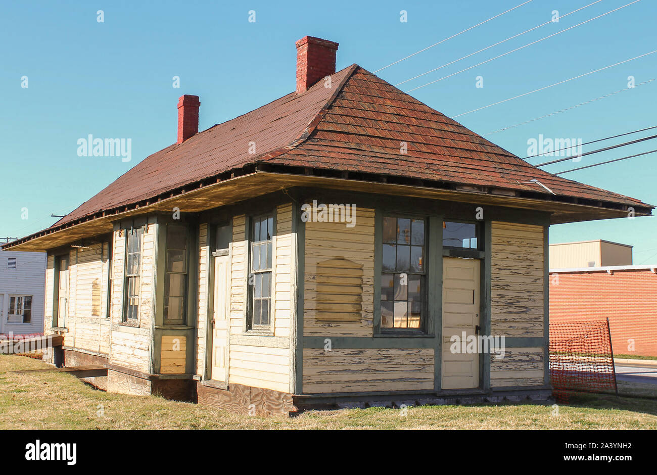 The train station is Landis, North Carolina USA, where many historical