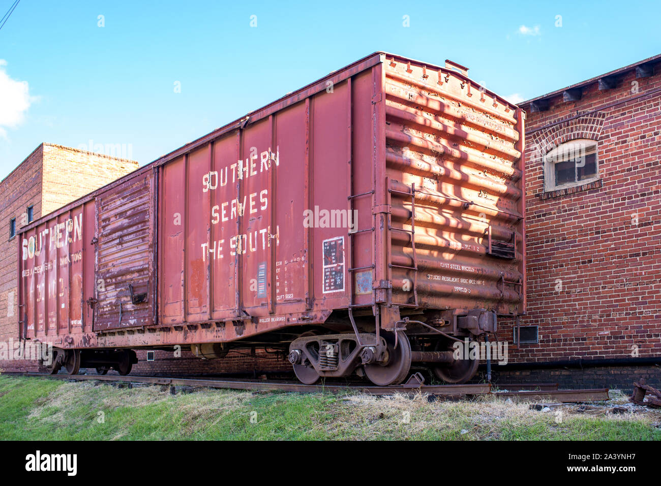 The train station is Landis, North Carolina USA, where many historical