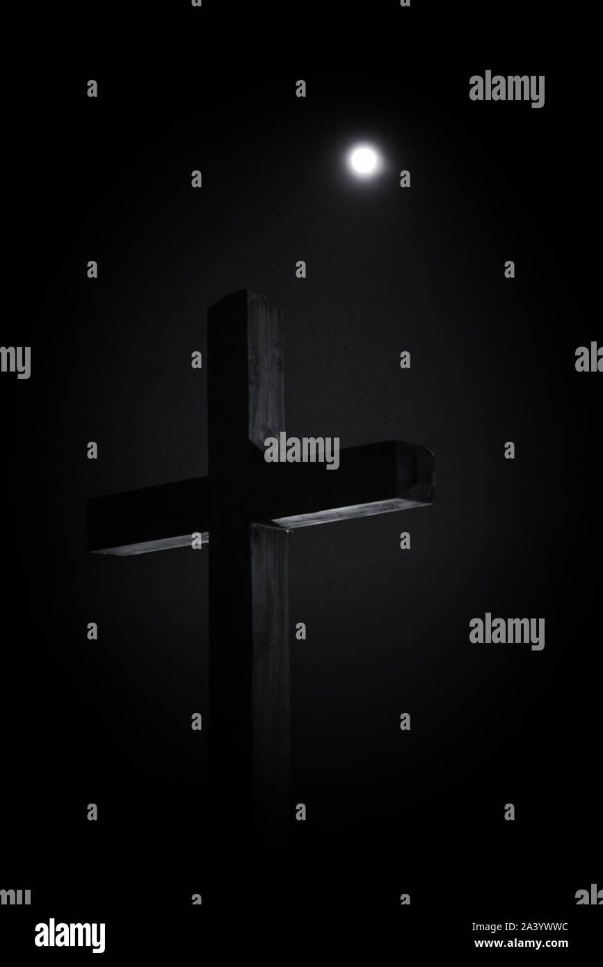 Hovering jesus cross hi-res stock photography and images - Alamy