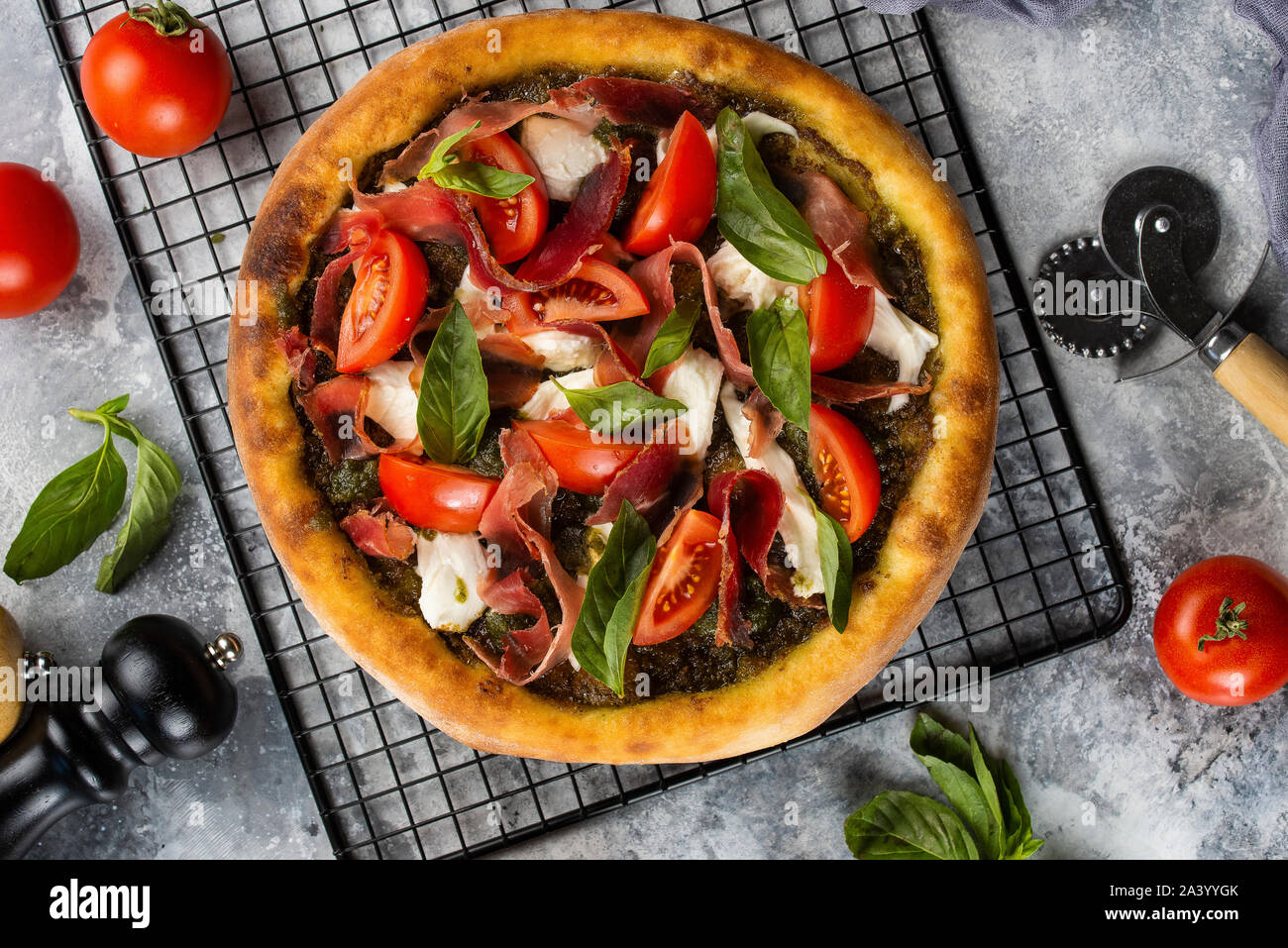 Pizza cooling online rack