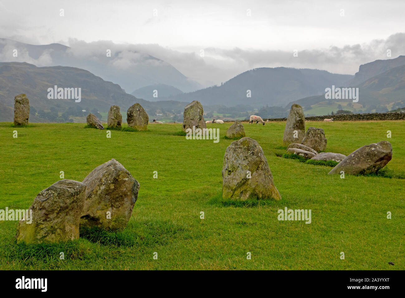 Castlerigg Stone Circle Stock Photo