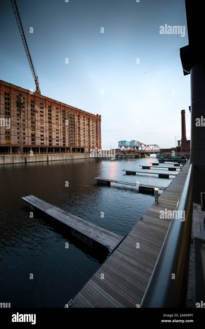 Stanley Dock, Regent Rd, development in Liverpool docks Stock Photo