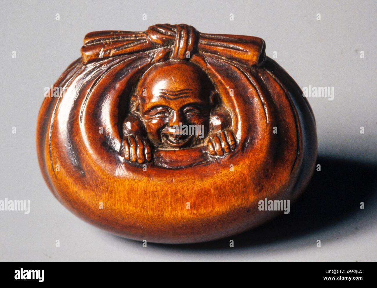 Netsuke, japanese miniature sculpture. Museum COLECCION PRIVADA Stock