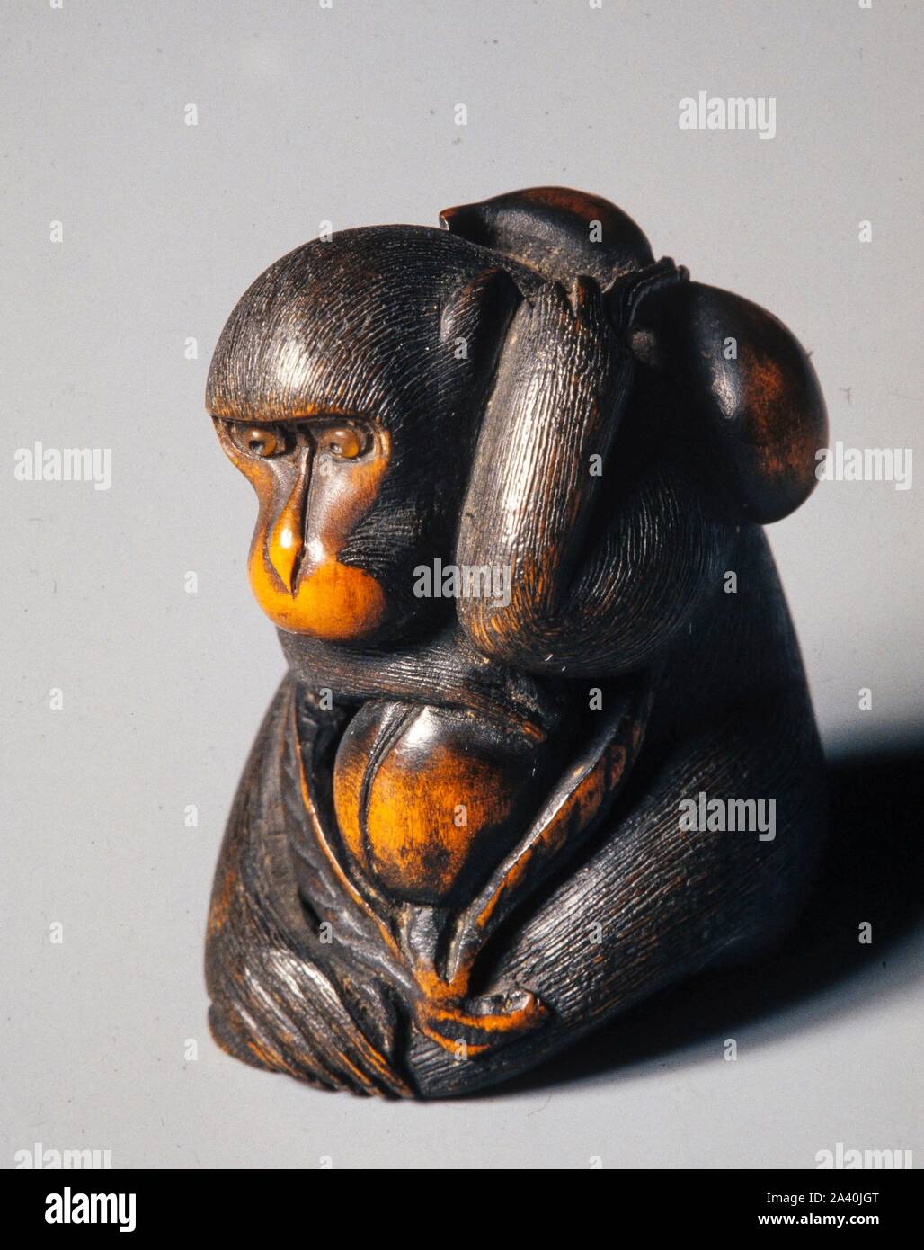 Netsuke, japanese miniature sculpture. Museum COLECCION PRIVADA Stock