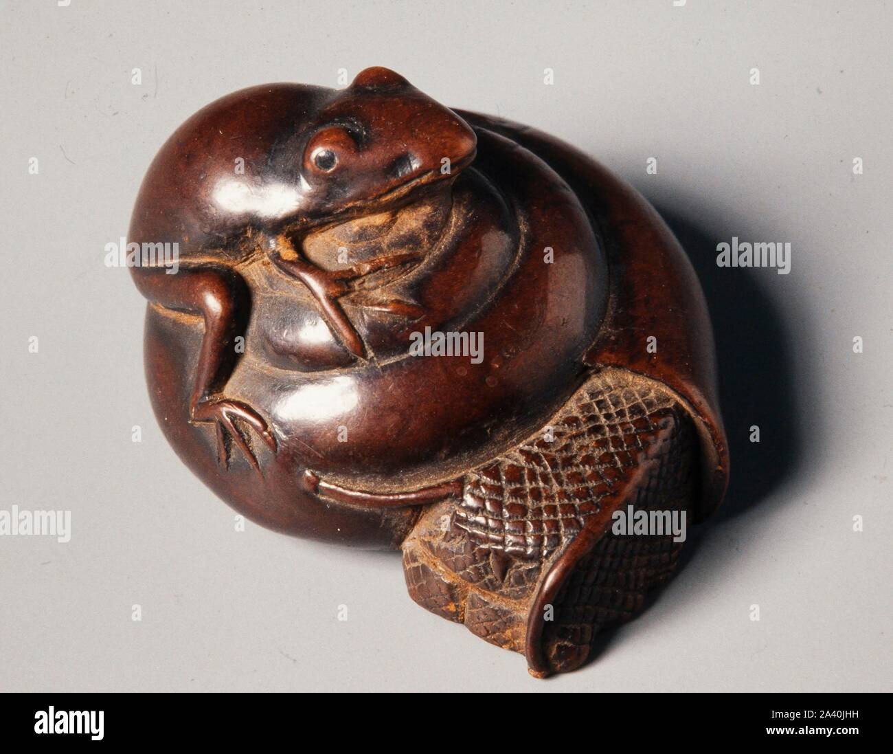 Netsuke, japanese miniature sculpture. Museum COLECCION PRIVADA Stock