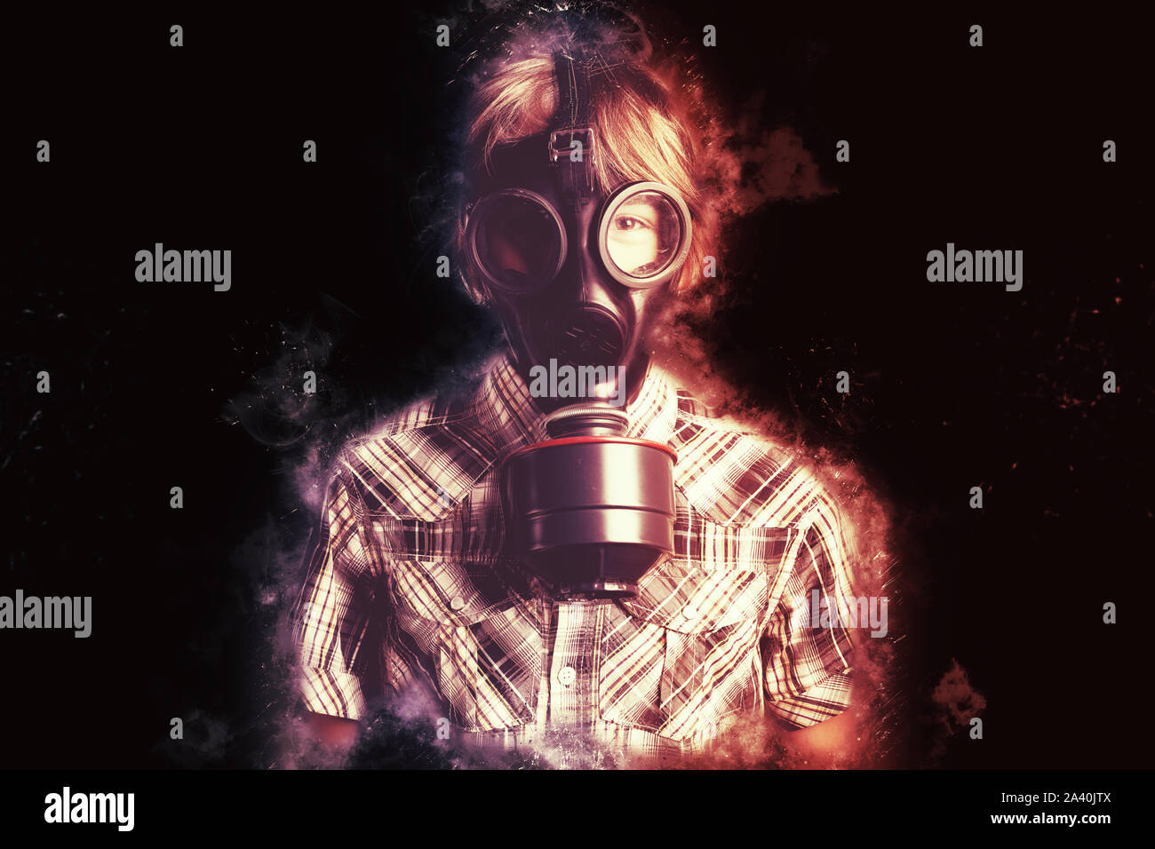 Child gas mask hi-res stock photography and images - Alamy