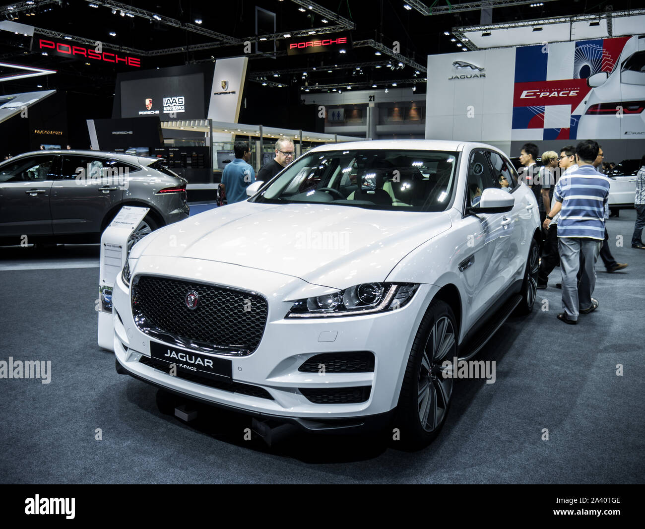 Nonthaburi Thailand March 18 Jaguar F Pace A On Display In Bangkok International Motor Show 18 At Impact Arena Exhibition Muangthong Thani In Stock Photo Alamy