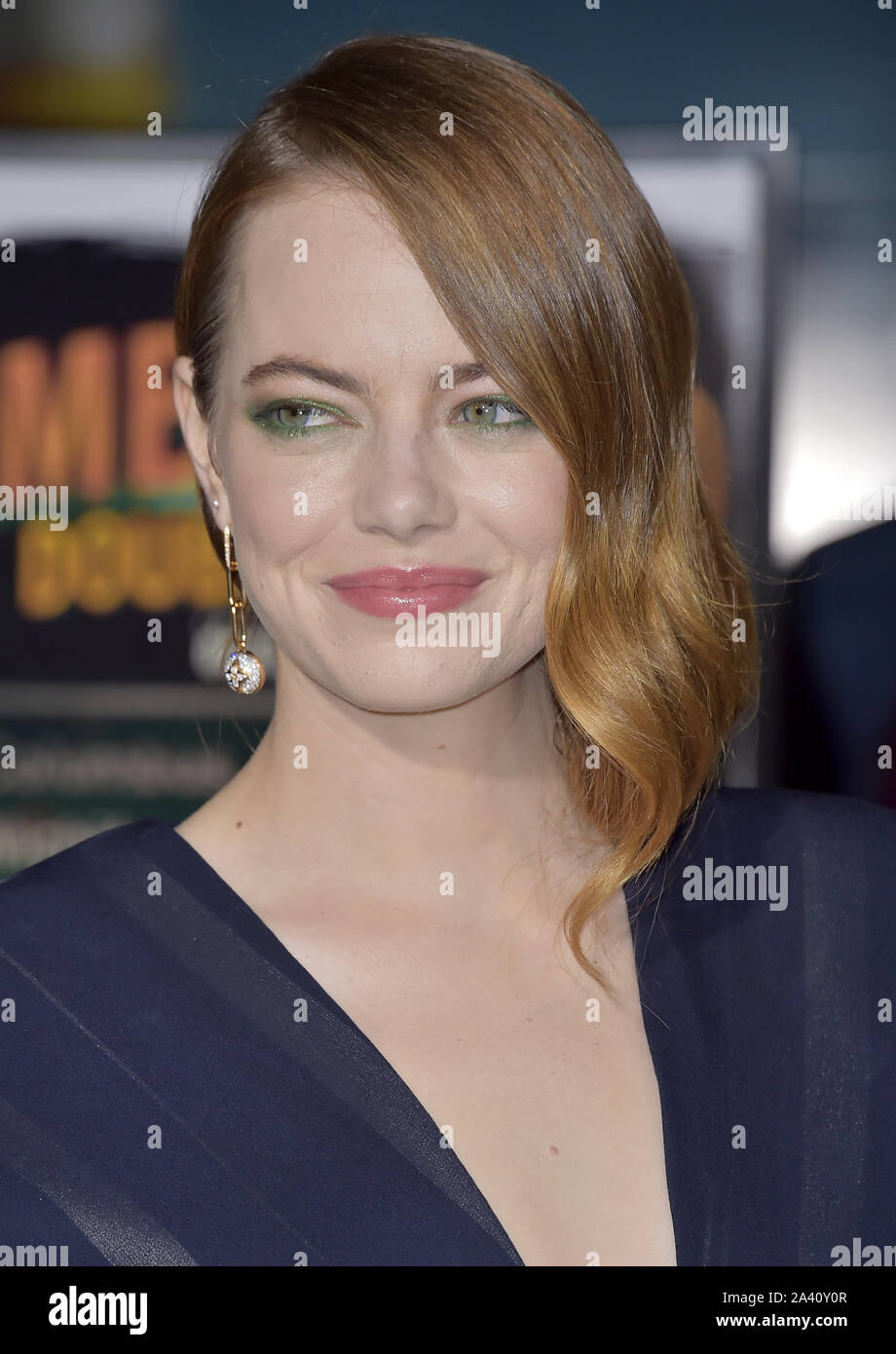 Westwood, Ca. 10th Oct, 2019. Emma Stone, Premiere Of Sony Pictures