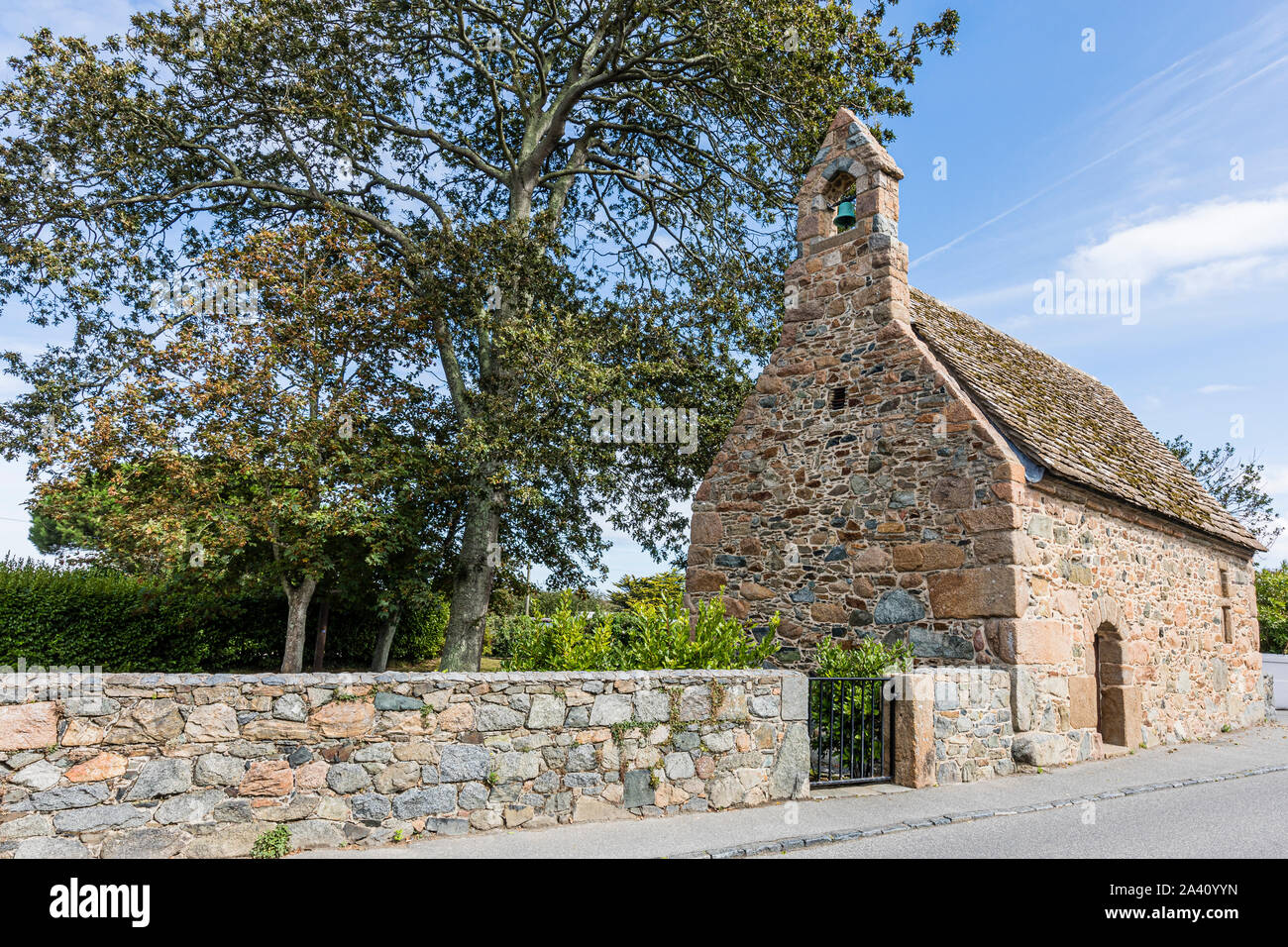 Chapel of St Apolline in Guernsey, Channel Islands Stock Photo Alamy